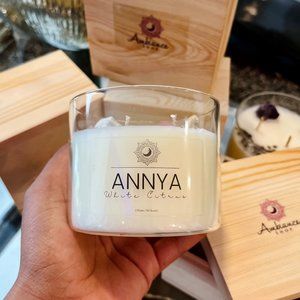 White Citrus "Annya" Soywax Candle